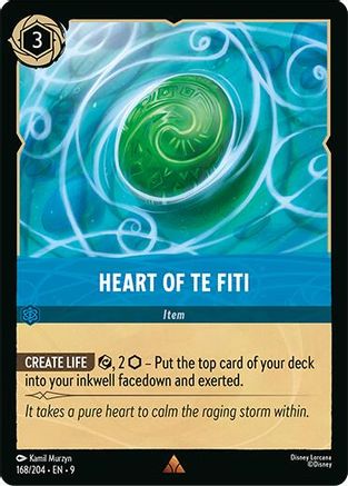Heart of Te Fiti (168/204) Fabled (Cold Foil)