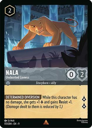 Nala - Undaunted Lioness (173/204) Fabled (Cold Foil)
