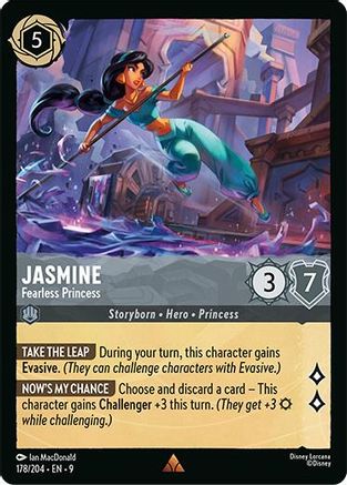 Jasmine - Fearless Princess (178/204) Fabled (Cold Foil)