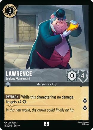 Lawrence - Jealous Manservant (187/204) Fabled (Cold Foil)