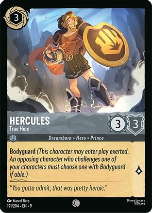 Hercules - True Hero (191/204) Fabled (Non-Foil)