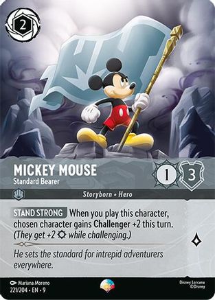 Mickey Mouse - Standard Bearer (Epic) (221/204) Fabled ()