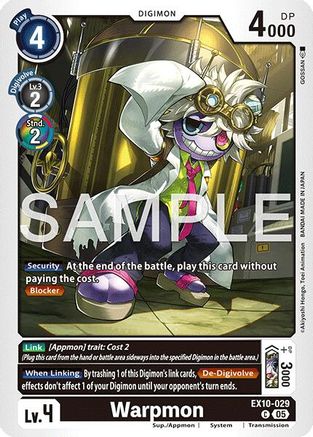 Warpmon  (EX10-029) [Sinister Order]