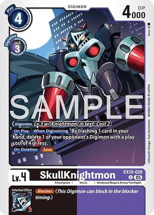 SkullKnightmon  (EX10-026) [Sinister Order]