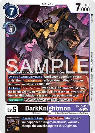 DarkKnightmon  (EX10-031) [Sinister Order]