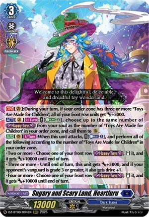 Sugary and Scary Land, Heartluru [Triple Rare]  (DZ-BT09/004EN)