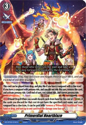 Primordial Heartblaze [Triple Rare]  (DZ-BT09/018EN)