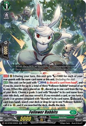 Follower Rabbits [Double Rare]  (DZ-BT09/040EN)