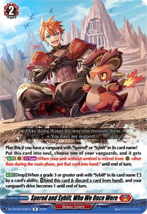 Sperod and Sybilt, Who We Once Were [Rare]  (DZ-BT09/045EN)