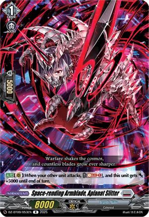 Space-rending Armblade, Aplanat Slitter [Rare]  (DZ-BT09/053EN)