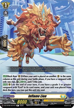 Inflame Lion [Rare]  (DZ-BT09/057EN)