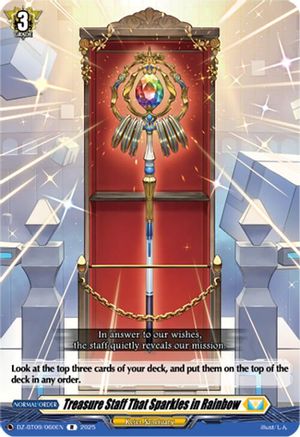Treasure Staff That Sparkles in Rainbow [Rare]  (DZ-BT09/060EN)