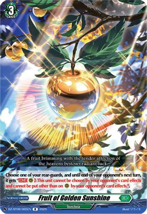 Fruit of Golden Sunshine [Rare]  (DZ-BT09/065EN)