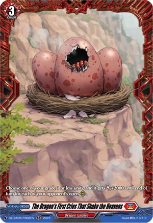 The Dragon's First Cries That Shake the Heavens (FR) [FR]  (DZ-BT09/FR08EN)
