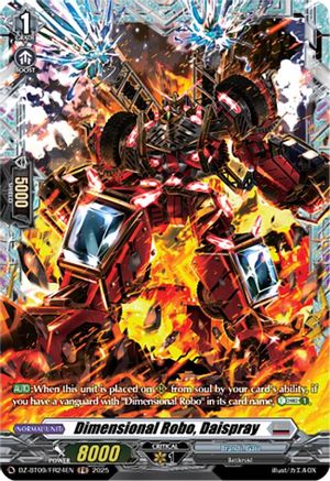 Dimensional Robo, Daispray (FR) [FR]  (DZ-BT09/FR24EN)