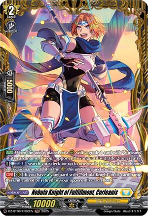 Nebula Knight of Fulfillment, Corleanis (FR) [FR]  (DZ-BT09/FR30EN)