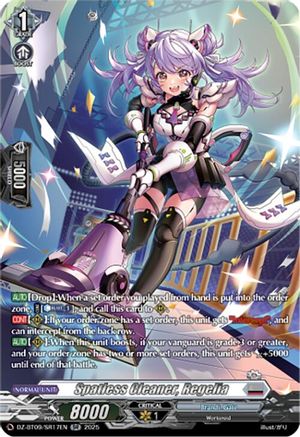 Spatless Cleaner, Regelia (SR) [SR]  (DZ-BT09/SR17EN)