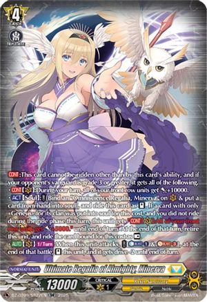 Ultimate Regalia of Almighty, Minerva (SR) [SR]  (DZ-BT09/SR22EN)