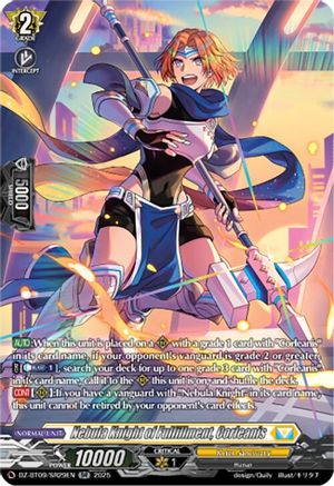 Nebula Knight of Fulfillment, Corleanis (SR) [SR]  (DZ-BT09/SR29EN)