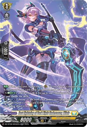 Fast Lightning of Dark Night Undercover, Wiola (SR) [SR]  (DZ-BT09/SR32EN)