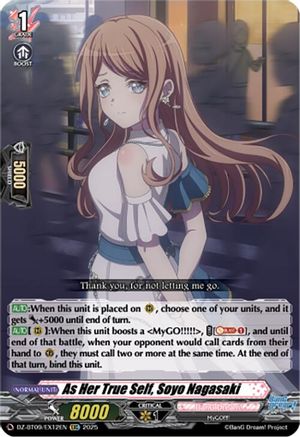 As Her True Self, Soyo Nagasaki (EXC) [EXC]  (DZ-BT09/EX12EN)