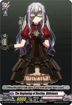 The Beginning of Destiny, Oblivionis (EXC) [EXC]  (DZ-BT09/EX18EN)