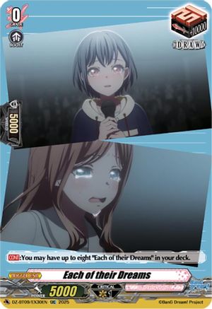 Each of their Dreams (EXC) [EXC]  (DZ-BT09/EX30EN)