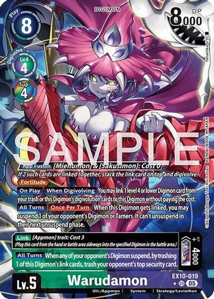 Warudamon (Alternate Art)  (EX10-019) [Sinister Order] Foil