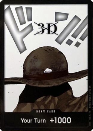 DON!! Card (3D) (Double Pack Set Vol. 8) [Legacy of the Master] DON!!
