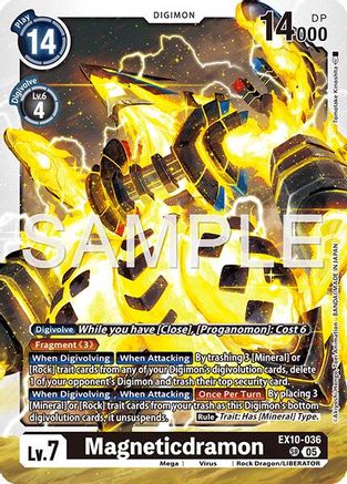 Magneticdramon  (EX10-036) [Sinister Order] Foil