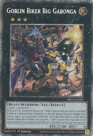 Goblin Biker Big Gabonga [MP25-EN002] Starlight Rare