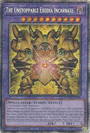The Unstoppable Exodia Incarnate [MP25-EN008] Starlight Rare