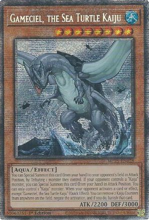Gameciel, the Sea Turtle Kaiju [MP25-EN028] Starlight Rare