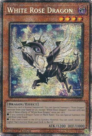 White Rose Dragon [MP25-EN038] Starlight Rare