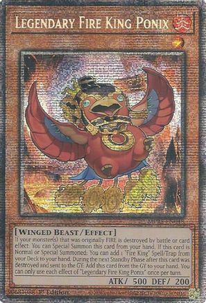 Legendary Fire King Ponix [MP25-EN048] Starlight Rare