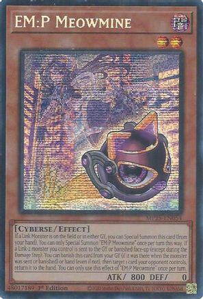 EM:P Meowmine [MP25-EN054] Prismatic Secret Rare