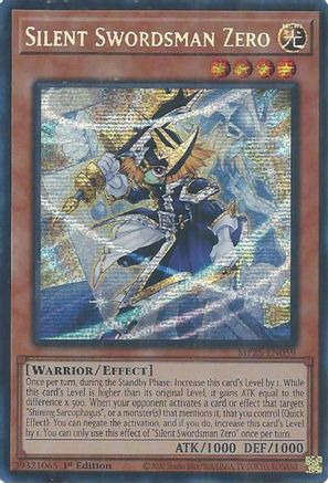 Silent Swordsman Zero [MP25-EN059] Prismatic Secret Rare