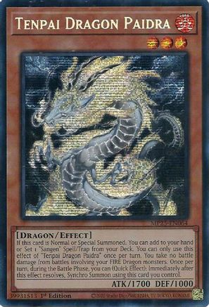 Tenpai Dragon Paidra [MP25-EN064] Prismatic Secret Rare