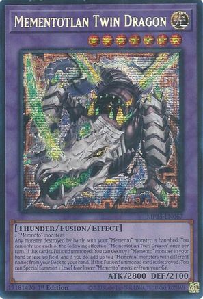 Mementotlan Twin Dragon [MP25-EN067] Prismatic Secret Rare