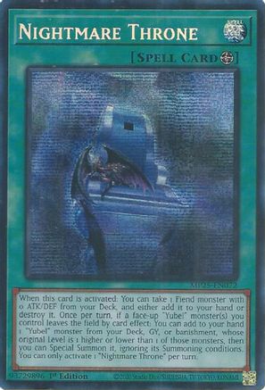 Nightmare Throne [MP25-EN072] Prismatic Secret Rare