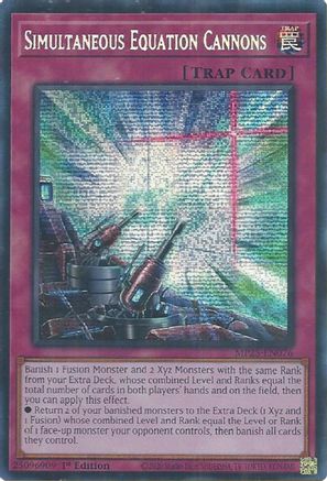 Simultaneous Equation Cannons [MP25-EN076] Prismatic Secret Rare