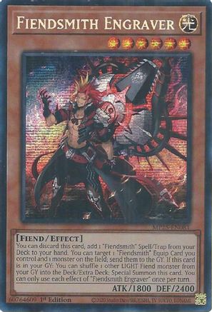 Fiendsmith Engraver [MP25-EN081] Prismatic Secret Rare