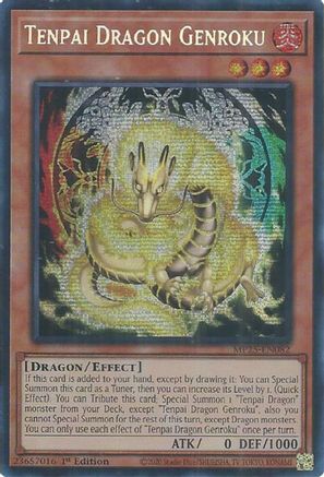 Tenpai Dragon Genroku [MP25-EN082] Prismatic Secret Rare