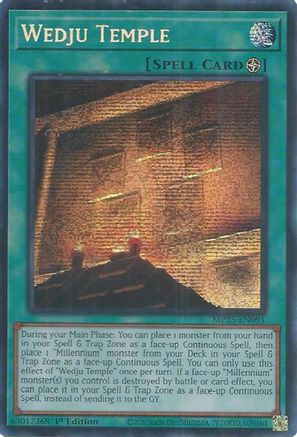 Wedju Temple [MP25-EN091] Prismatic Secret Rare