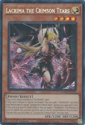 Lacrima the Crimson Tears [MP25-EN100] Prismatic Secret Rare