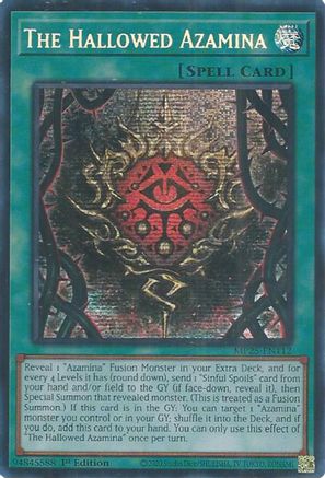 The Hallowed Azamina [MP25-EN112] Prismatic Secret Rare
