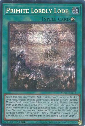 Primite Lordly Lode [MP25-EN114] Prismatic Secret Rare