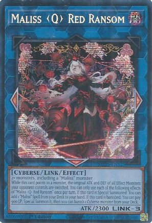 Maliss <Q> Red Ransom [MP25-EN125] Prismatic Secret Rare