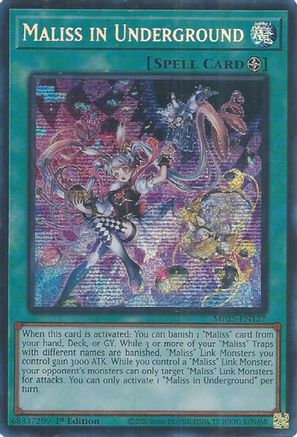 Maliss in Underground [MP25-EN127] Prismatic Secret Rare