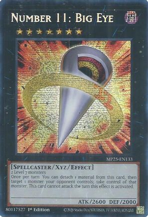 Number 11: Big Eye [MP25-EN133] Prismatic Secret Rare